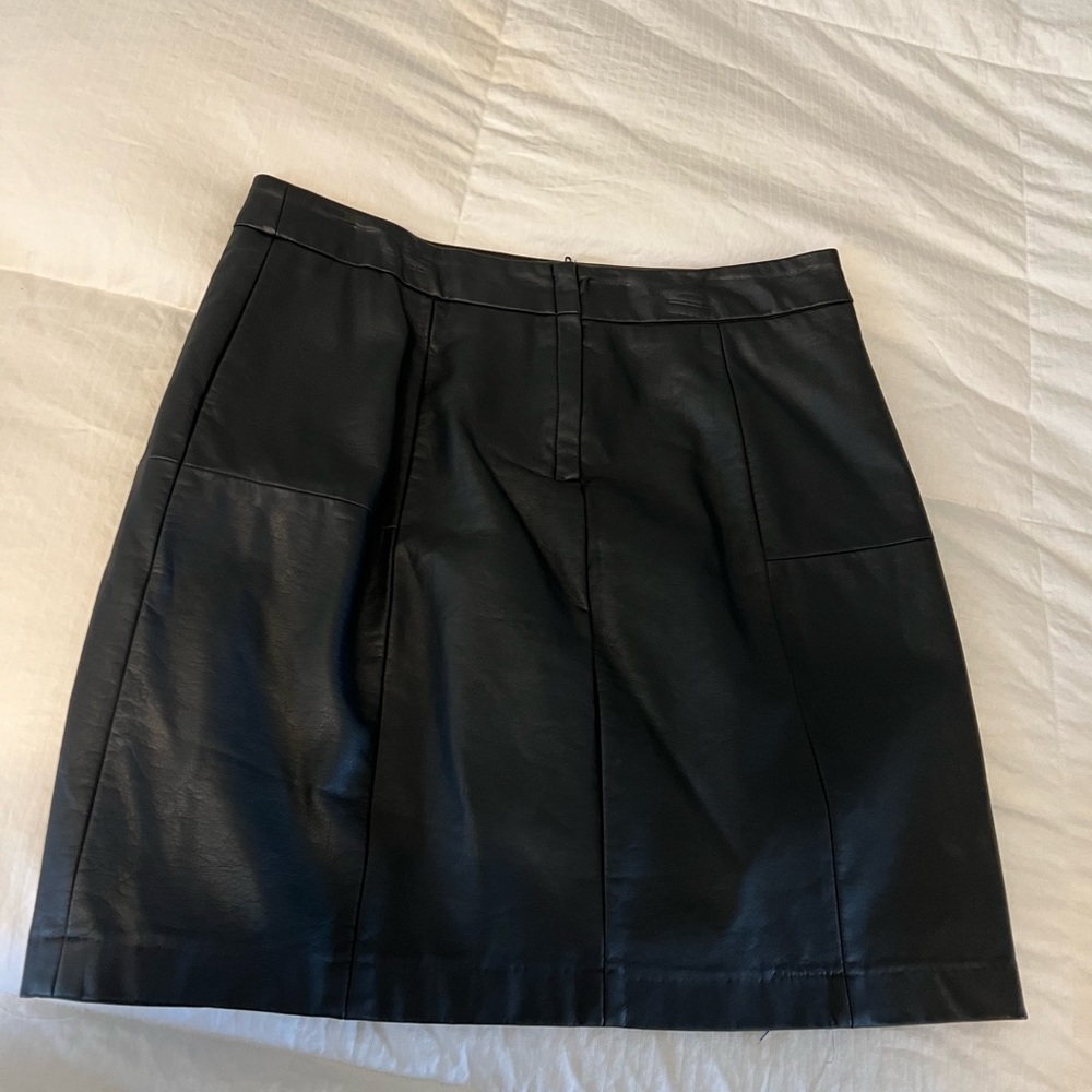 Faux Leather skirt.